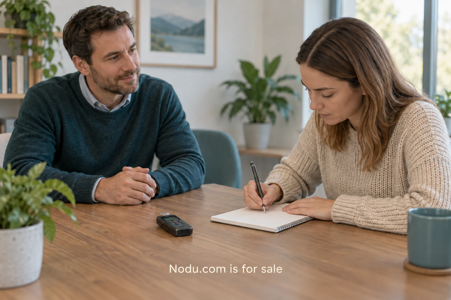 A participant completing a listening and spelling exercise for a product name.